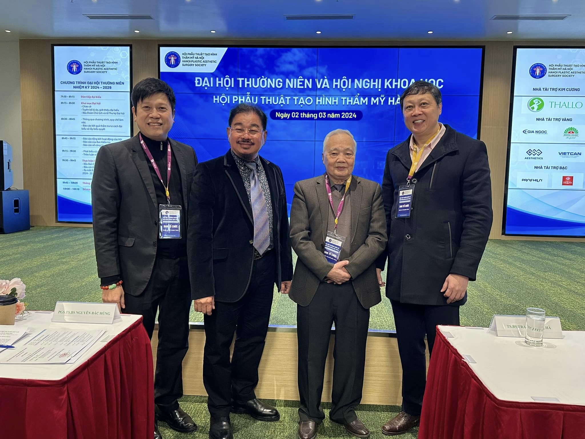 PGS.TS.BS Lê Hành tham dự Đại hội thường niên và Hội nghị khoa học của Hội phẫu thuật tạo hình thẩm mỹ Hà Nội (HPASS)