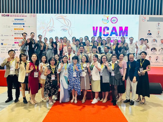 PGS,TS,BS Lê Hành tham gia Hội nghị Khoa học quốc tế & Ngày hội Thẩm mỹ Nội khoa Việt Nam - VICAM 2023.